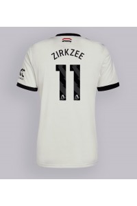 Manchester United Joshua Zirkzee #11 Voetbaltruitje 3e tenue 2024-25 Korte Mouw